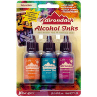 Tim Holtz Ranger ALCOHOL INK SETS Three 1/2 oz bottles CHOICE Coordinated Colors-Model Nature's Walk