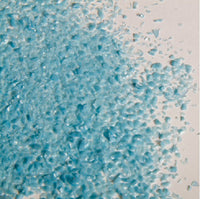 F3 2334 96 Turquoise Blue Opal MEDIUM 96 COE Frit 8.5 oz Jar- 