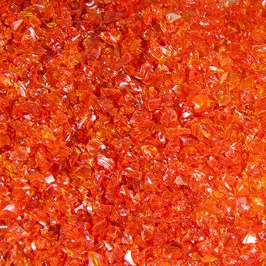 F3 5711 96 Rust Transparent MEDIUM 96 COE Frit 8.5 oz Jar- 