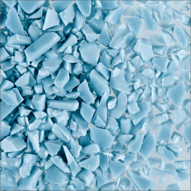 F5 2382 96 Alpine Blue Opal COARSE 96 COE Frit 8.5 oz Jar- 