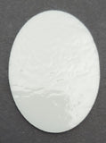 90 COE OVAL Precut Glass 1" 1 1/2" 2" Black or White or Clear Fusing Supplies-Size/Color/Quantity 1" White One Piece