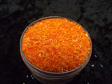 2 oz Bag 104 COE Moretti Effetre Glass Frit Transparent Pastel Specials Aventurine-Model 422 Orange