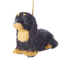 Dachshund Plush Dog Ornament by Kurt Adler- 