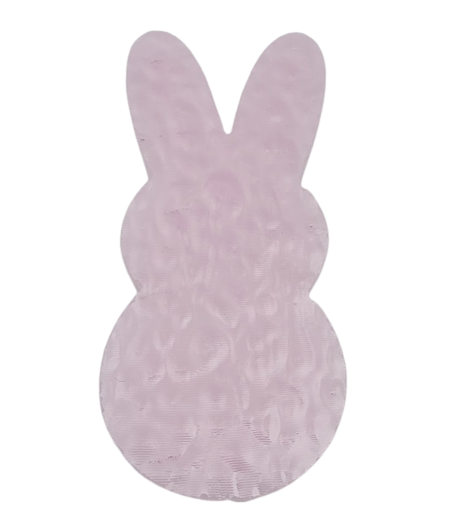 90 COE Precut BUNNY Rabbit Easter Glass 1 x 2 inches Choice of Color Fusing-Color Pink