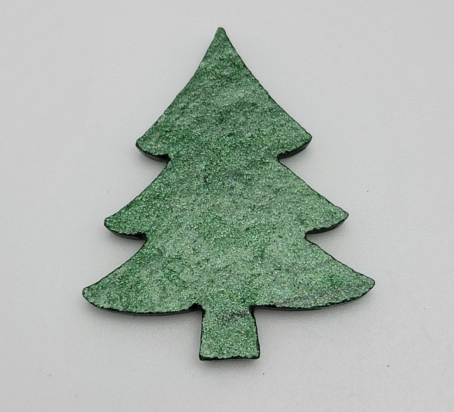 96 COE Mini Tree Glass Precut 1 1/2" Tall 1 1/4" Wide Aventurine Green Christmas- 