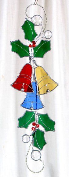 BELL SCROLL Pre-cut Glass Kit  YOU MAKE IT Bevels Wire Instruction Studio One- 