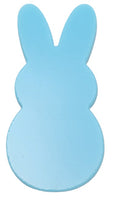 96 COE Precut BUNNY Rabbit Easter Candy Glass 1 x 2 inches Choice of Color-Color Turquoise Blue