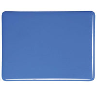0164 Egyptian Blue Opal 90 COE Bullseye Fusing Glass Sheet 5x5 inch 3mm 90COE- 