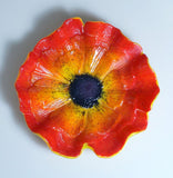 Patty Gray Flower Poppy Mold Glass Casting Fusing Supplies LF141 Large 9.5" Diam- 