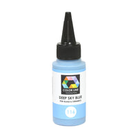 Color Line Fusing Ceramics Paints Bullseye 2.2 oz Bottles CHOICE Supplies Enamel-Model 116 Deep Sky Blue
