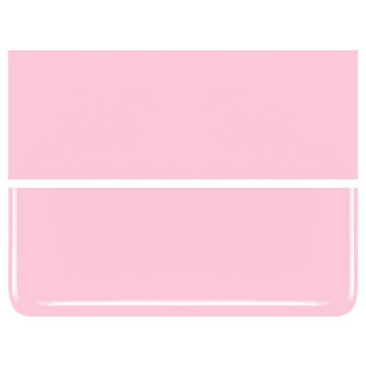 0421 Petal Pink Opal 90 COE Bullseye Fusing Glass Sheet 5x5 inch 3mm 90COE- 