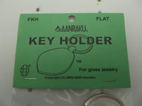 KEY RING Flat Finding Display Fused Glass Cabachons Aanraku Wonderful Quality- 
