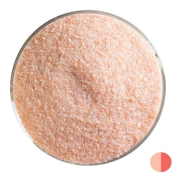 305 Salmon Pink Opal FINE Full Jar 16 ounces 90 COE Bullsye Frit Fusing Supplies Glass 90COE- 