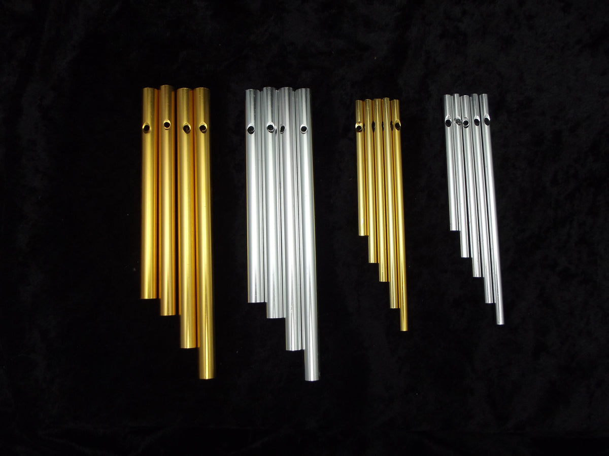 Pack of 12 Gold Metal Tubes Rods for Making Craft Diy Wind Chimes