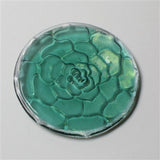 Succulent Plant Texture Glass Slumping Mold Fusing Creative Paradise GM237 4 3/4"- 