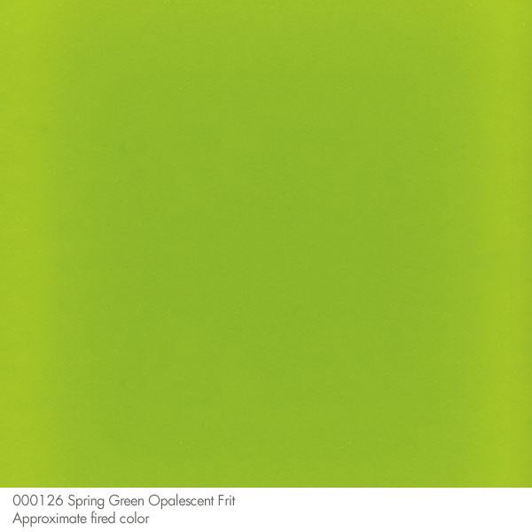 0126 Spring Green Opal 90 COE Bullseye Fusing Glass Sheet 5x5 inch 3mm Striker 90COE- 