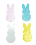 90 COE Precut BUNNY Rabbit Easter Glass 1 x 2 inches Choice of Color Fusing- 
