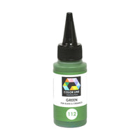 Color Line Fusing Ceramics Paints Bullseye 2.2 oz Bottles CHOICE Supplies Enamel-Model 112 Green
