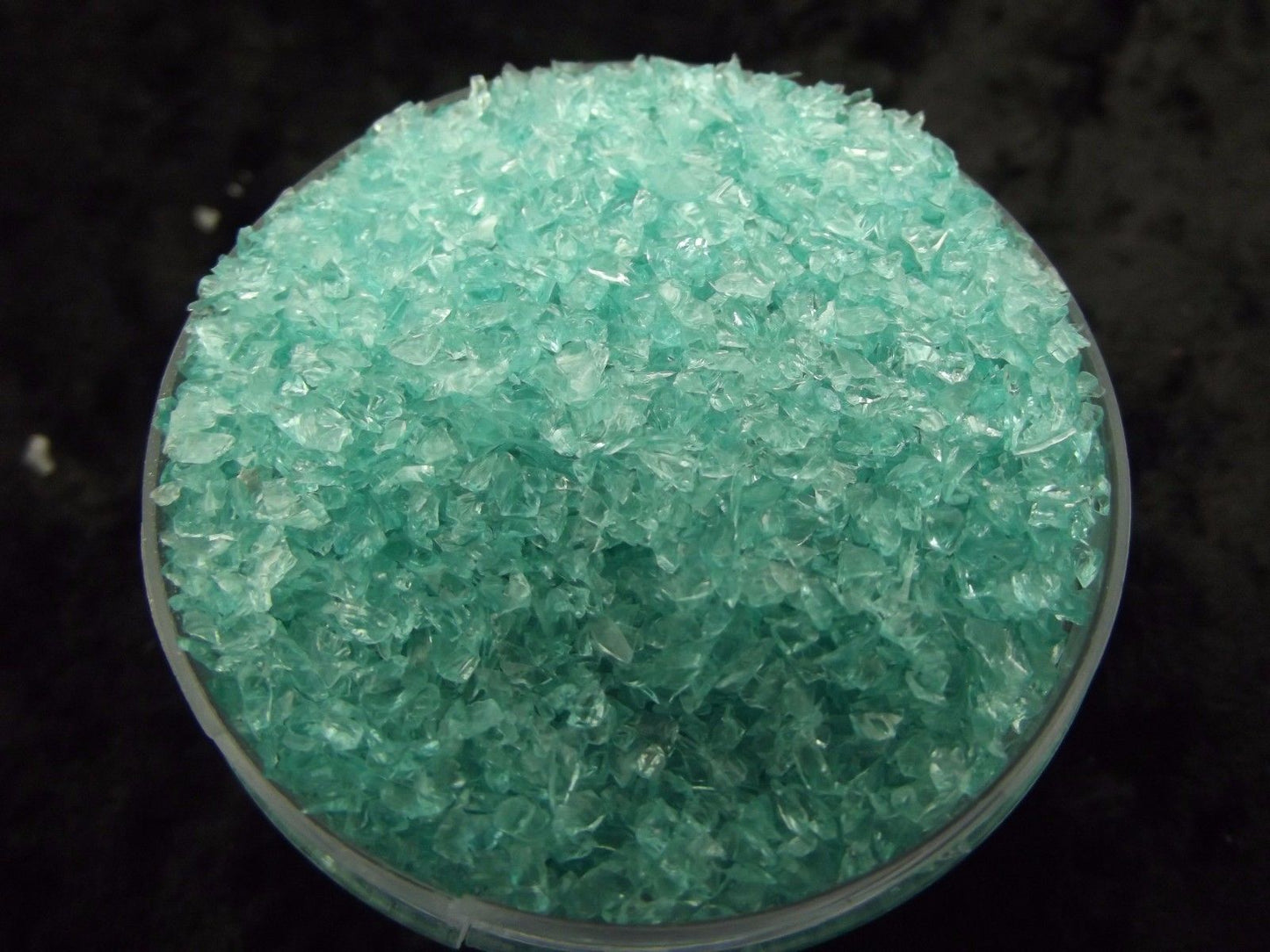 2 oz Bag 104 COE Moretti Effetre Glass Frit Transparent Pastel Specials Aventurine-Model 026 L Teal