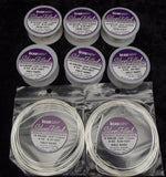 Beadsmith Pro Silver Bonded Filled Wire Half Hard Dead Soft 18 20 22 22 26 28 ga- 