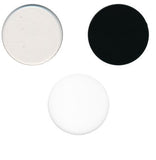 2" 96 COE Precut CIRCLE Choice of Color and Transparency 3mm Thick Glass White Clear Black- 
