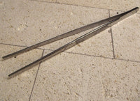 10" Blunt Serrated Tweezers Stainless Steel Lampworking Hot Glass Supplies Tools- 