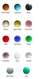 SINGLE Beautiful 15mm FACETED JEWELS 14 Color Choices Flat Back Beveled- 