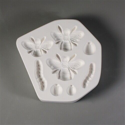 Garden Bug Frit Casting Mold LF145 Creative Paradise Glass Fusing Bee Lady Bug +- 