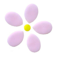 90 COE FLOWERS Pre-cut Blue Orange Pink Purple Red Choice Fusing Glass Easter-Model Opaque Pink