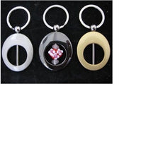 Superior Quality OVAL BEADABLE Key Ring Chain GOLD Silver BLACK Pearl Finishes- 