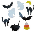 90 COE Precut Fall HALLOWEEN Shapes Cat Cauldron Ghost & More- 