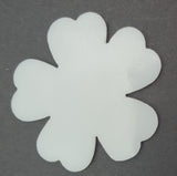 LUCKY Flowers 96 COE Precut Glass Design Shape Choice of Color and Size-Size Small
