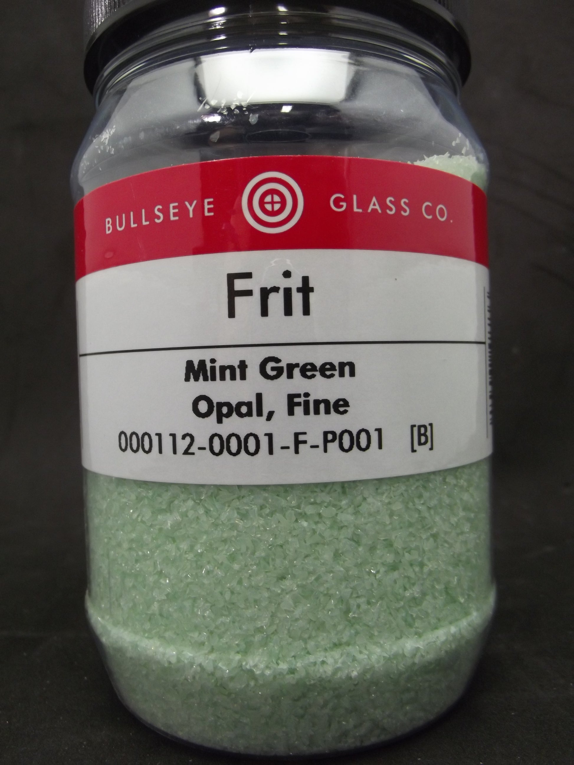 0112 Mint Green Opal Bullseye 90 COE GLASS FRIT FINE 16 oz One Pound- 