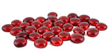 Rare! Spectrum System 96 Pebbles Blobs Gems 8 ounces About 100 Pieces 12-14mm-Color Red (striker) Transparent