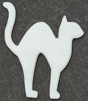 90 COE Precut Fall HALLOWEEN Shapes Cat Cauldron Ghost & More-Style White Cat